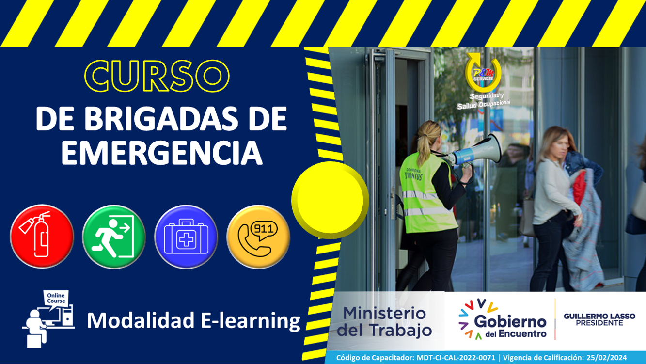 CURSO DE BRIGADAS DE EMERGENCIAS
