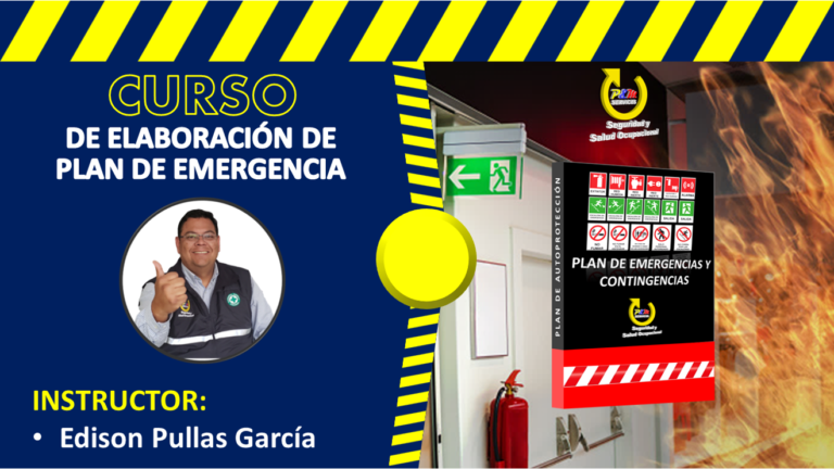 CURSO ELABORACIÓN DE PLAN DE EMERGENCIAS Y CONTINGENCIAS
